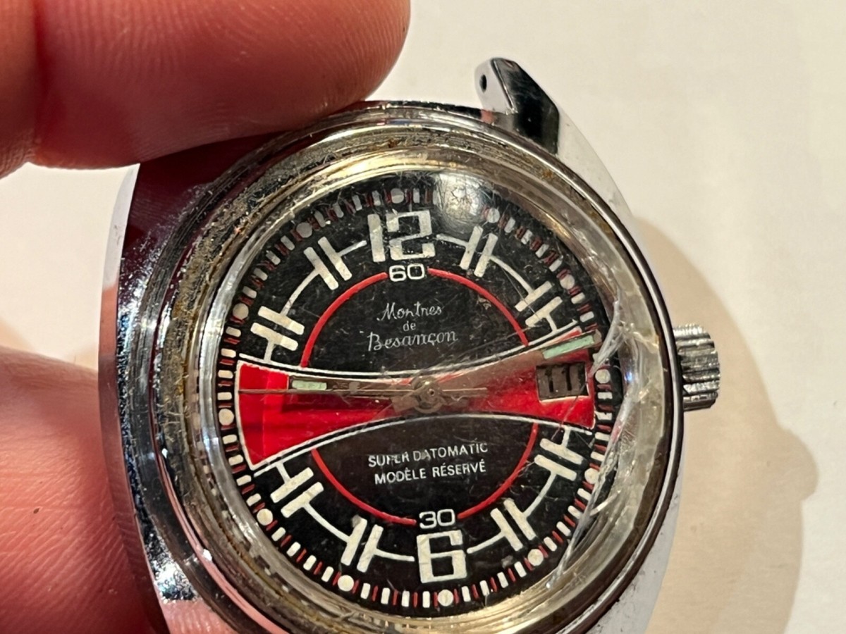 Montre De Plongée Vintage Besançon - Occasion - Lire Attentivement L'annonce Pour Détails