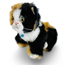 MY TWINN Poseable Pets Calico Cat Plush Stuffed Animal Companion