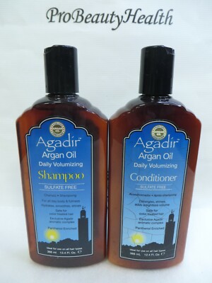 AGADIR ARGAN OIL Daily Volumizing Shampoo & Conditioner 12.4 oz 