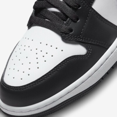 Nike Air Jordan 1 Mid SE 'Panda Elephant' White Black FB9911