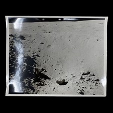 VERY RARE Original 1972 Apollo 16 NASA Type 1 Lunar Photograph Taken on Moon