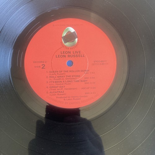 Leon Russell Leon Live LP Vinyl Record Set 3 LP's Tri Gatefold Play Tested 1973 - Picture 17 of 18
