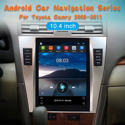 Tesla Style Android Car Radio Multimedia For Toyota Camry 2008-2011 Stereo GPS - Picture 6 of 12
