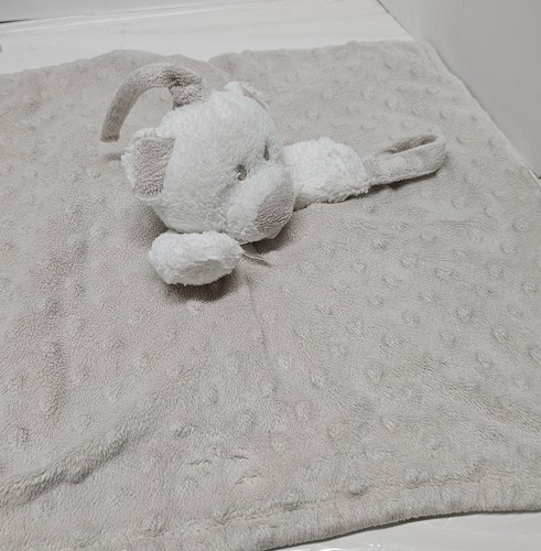 Blankets And Beyond Vintage Bear Lovey Gray And White Sewn Features - Picture 12 of 13