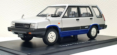 1/24 Hachette 1982 TOYOTA SPRINTER CARIB 4WD SILVER/BLUE Japan ltd
