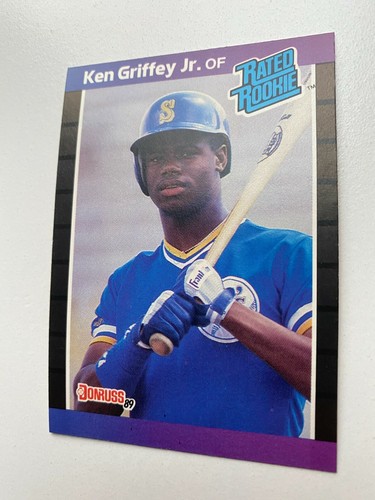 Ken Griffey Jr - 1989 Donruss #33 Rated Rookie Card - NM - Bild 5 von 6