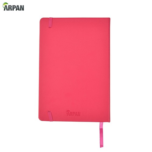 Classic A5 Notebook Hardback Cover & Ribbon Marker with Elastic Closure Diary - Picture 35 of 49