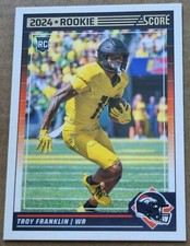 2024 Score Troy Franklin RC Denver Broncos #343