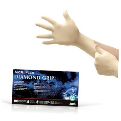 Ansell Microflex Diamond Grip MF-300 Disposable Medium (Pack of 100) Box (100)