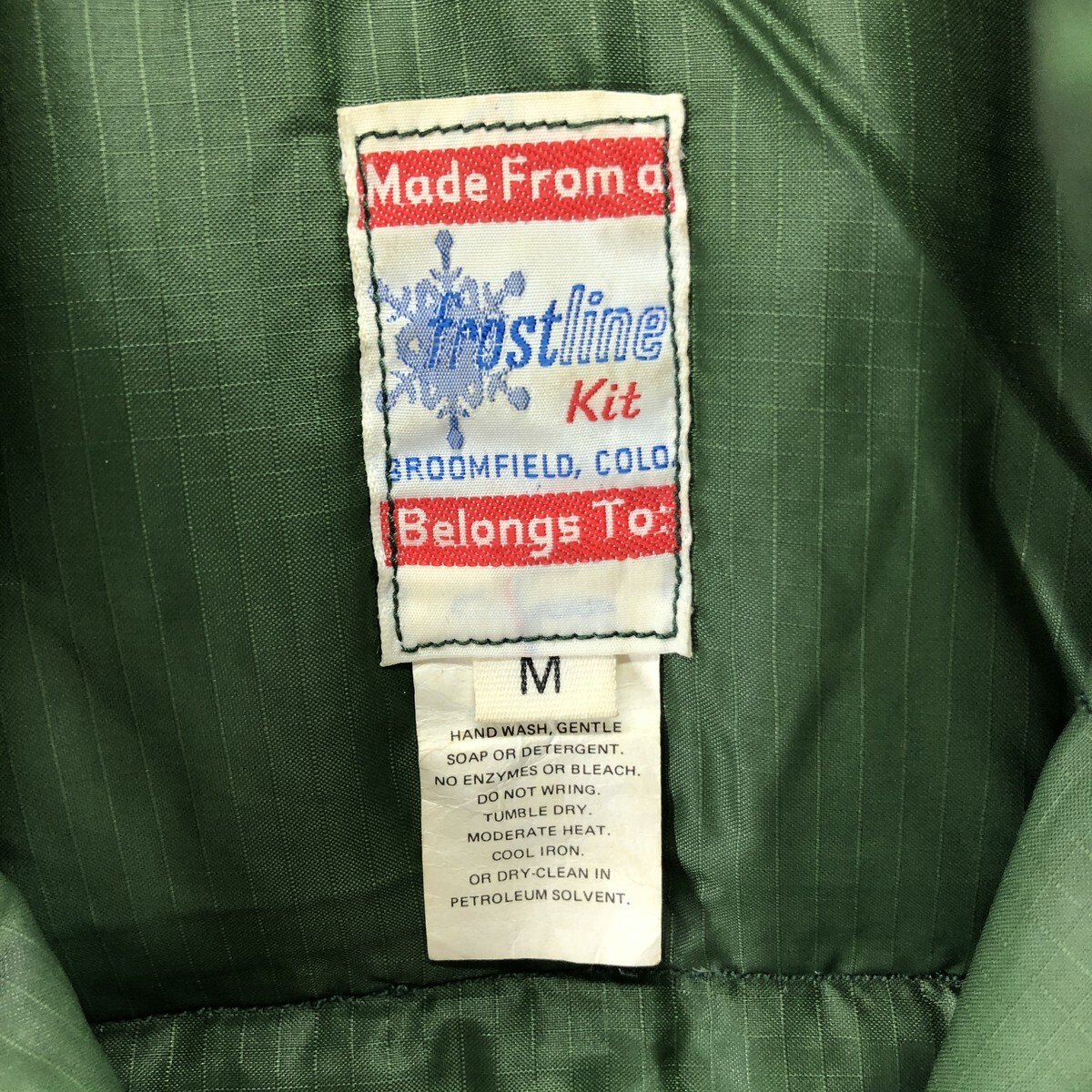 70s~80'S Frostline Kit Ripstop Down Vest Men's M Size