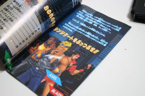 BARE KNUCKLE Streets of Rage SEGA MEGA DRIVE in Box w/ Manual Japan Very Good! - Picture 7 of 18