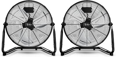 12 /18''/20  3-Speed High Velocity Heavy Duty Metal Industrial Floor Fans Quiet