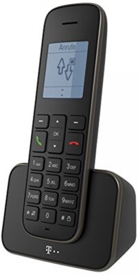 Sinus 207 Telefon Eingebaute Anzeige Drahtlos NiMH 150 Einträge Schwarz