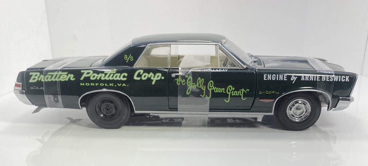 ERTL 1/18 Scale PONTIAC GTO “Jelly Green Giant” LIMITED & DETAILED