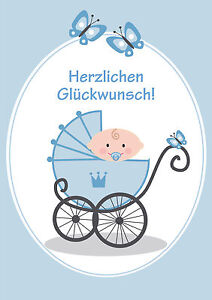 Gluckwunschkarte Junge Gluckwunsch Zur Geburt Baby Retro Vintage Xxl Karte Ebay