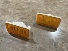 1968 1969 Chevy Impala Chevelle Camaro Nova Fender Front Marker Light Lens Pair