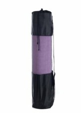 Yoga Pilates Mat Sling Strap Black by BAGS FOR LESS