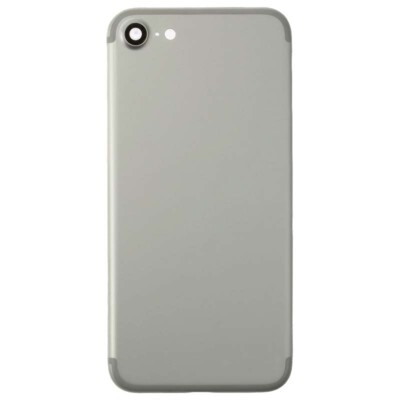 Door with Frame for Apple iPhone 7 CDMA GSM Silver Rear Back Panel