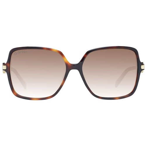 Omega OM0033 52G Havana Square Oversized Sunglasses Plastic Frame 59-15-140 - Picture 3 of 3