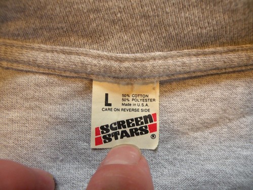 Vintage 80's SUPPORT YOUR RIGHT TO KEEP & ARM BEARS T Shirt ~Large - Picture 4 of 5