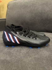 Adidas Predator Edge .2 Mens Firm Ground Soccer Cleats Black GW2271 NEW Size 5.0
