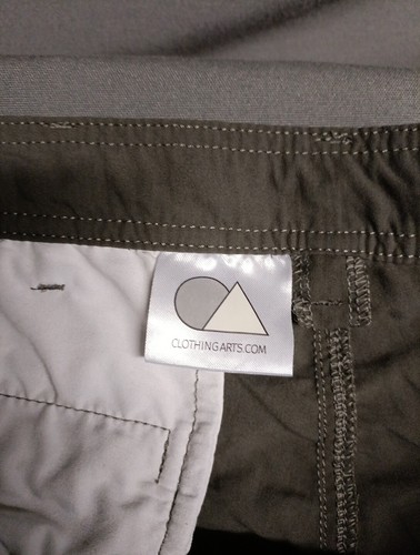 Clothing Arts P Cubed Pants Mens 35x30 Khaki Pick Pocket Proof Travel Utility - Picture 4 of 11