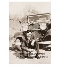 Bonnie & Clyde PHOTO Gangster Clyde Barrow Pic 4x6 Prohibition Era