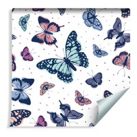 10M Vlies Tapete Rolle Kinderzimmer Schmetterlinge Natur Kugel Punkte Xxl 1253