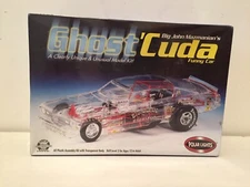 Sealed Polar Lights Ghost 'Cuda Funny Car John Mazmanian 1:25 Model Kit #6552