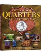 Whitman National Park Quarter Map Coin Folder 2010-2021