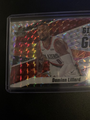 2019-20 Mosaic Damian Lillard Give And Go Silver Mosaic Prizm #7 Blazers SSP - Picture 3 of 4