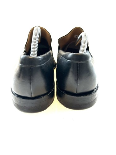 A&G Martin-Stone By Cheaney mens black leather Casual Moccasin Shoes size UK 7.5 - Picture 4 of 11