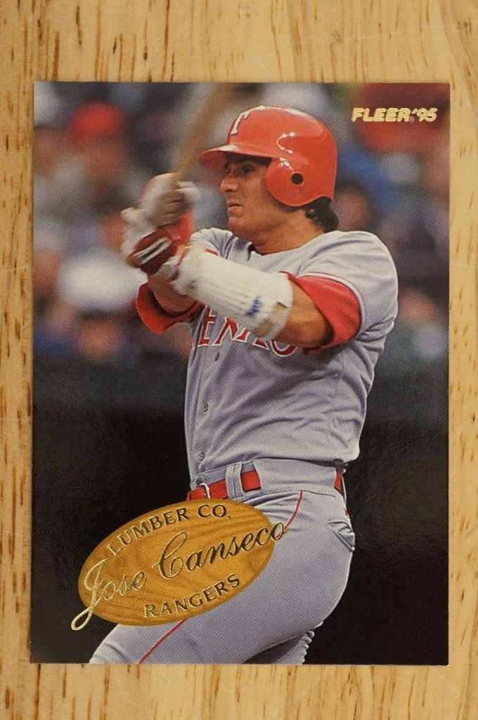 Jose Canseco 1995 Fleer Lumber Co Insert Texas Rangers #4 of 10