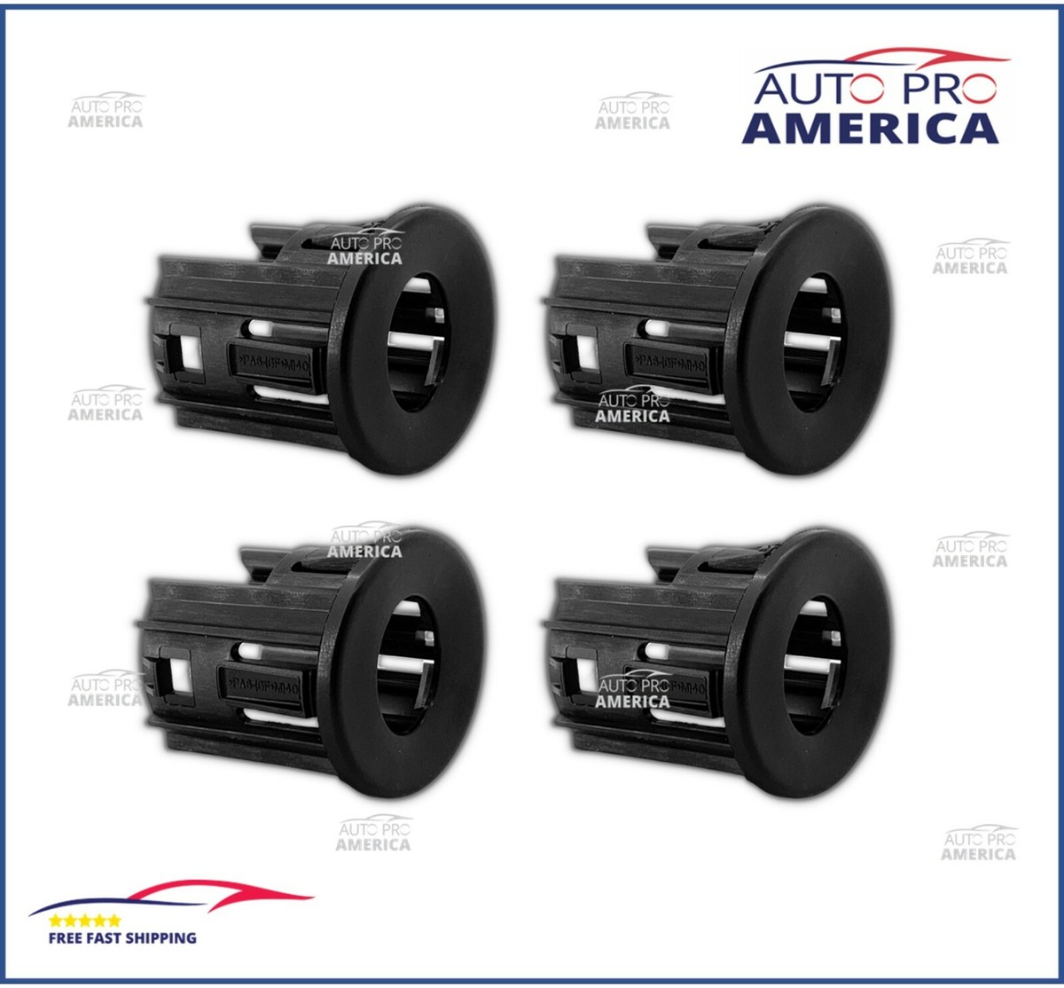FRONT PARK ASSIST SENSOR BEZELS for 2014-2021 RAM 1500 5LS54TZZAA