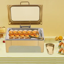 Food Warmer Buffet Server, Stainless Steel Chafing Dish, Chafing Dish Buffet Set