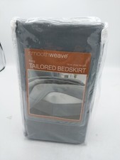 Smoothweave King Tailored Bedskirt 14 Inch Drop Length Gray