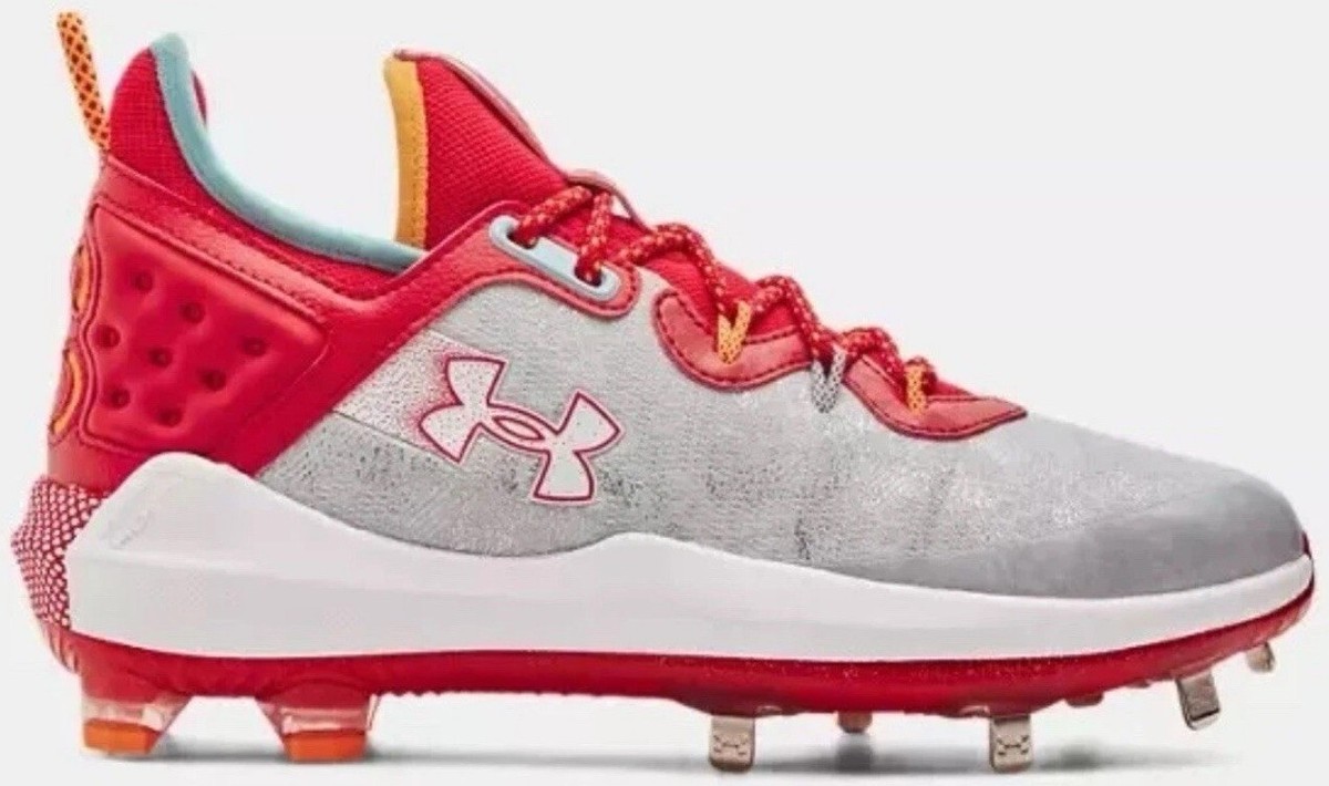 Under Armour Harper 8 ST Low White Red for sale | eBay
