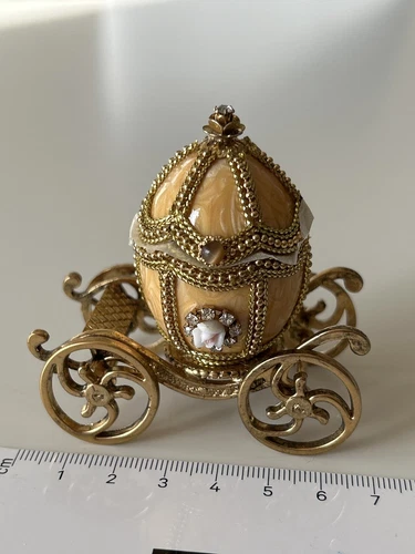 Cinderella Trinket Box by Kingsport Designs - Egg Jewelry Box