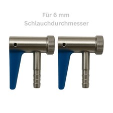 2x Hebelstecker 6 mm für Kompressor Reifenfüller Adapter Autoventil AV Schrader 