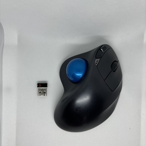 Logitech M570 Wireless Trackball Mouse w/ Dongle Tested Works
