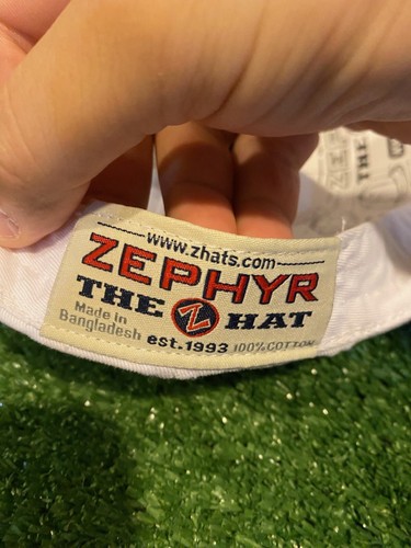 Appalachian State Mountaineers hat cap strap back new Zephyr black white mesh - Picture 9 of 9