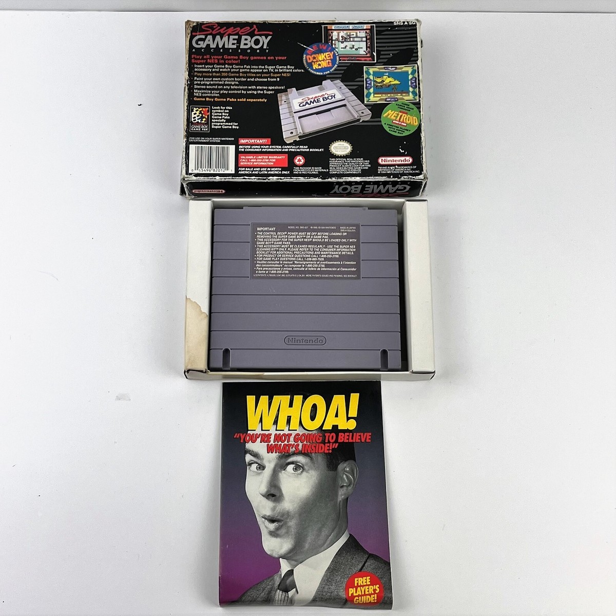 Super GameBoy Accessory (Super Nintendo SNES) IN BOX RARE