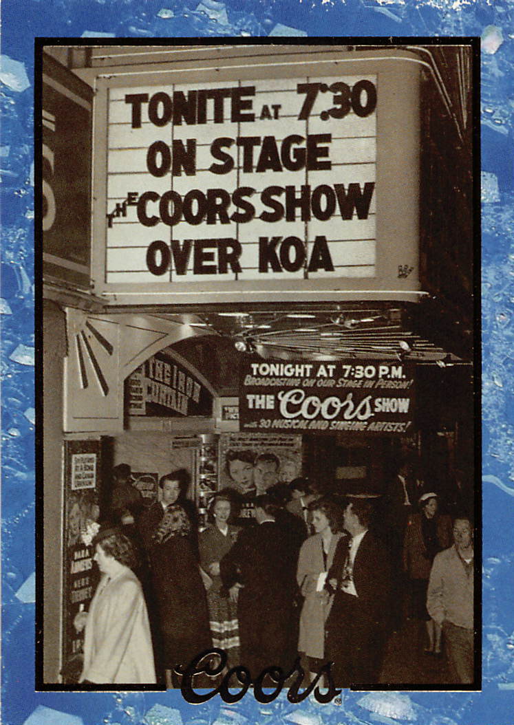 1995 Coors #90 The Coors Show