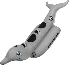Airhead Dolphin Towable Tube 100 Inch 2 Person Inflatable Boat NIB Covered