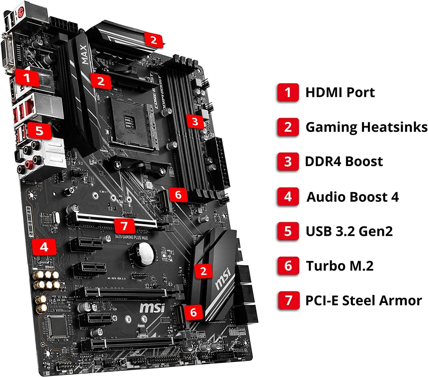 MSI X470 GAMING PLUS MAX Motherboard .. eBay