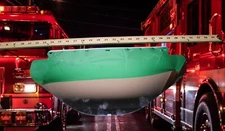 Face Shield WP96X reflective mirror POLY 0.040" fire fighter helmet