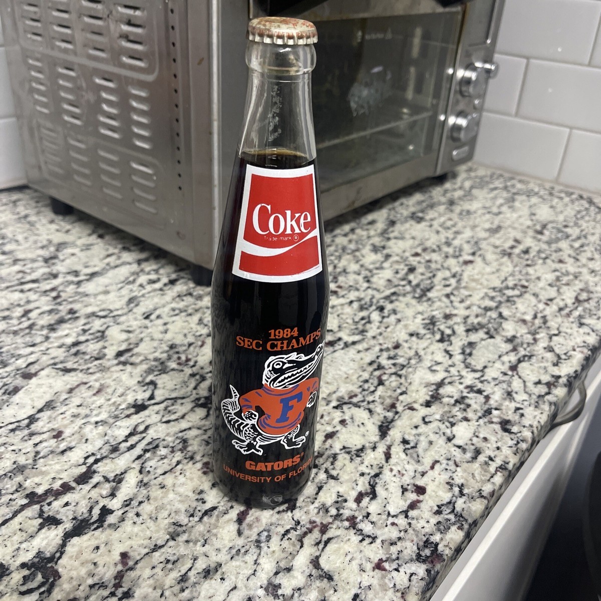 Vintage 1984 Florida Gators SEC Champs Coke Coca-Cola Bottle 