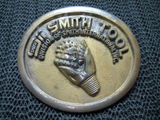 SMITH TOOL Sii OIL GAS COMPANY BELT BUCKLE VINTAGE RARE 1980s USA DRIILING