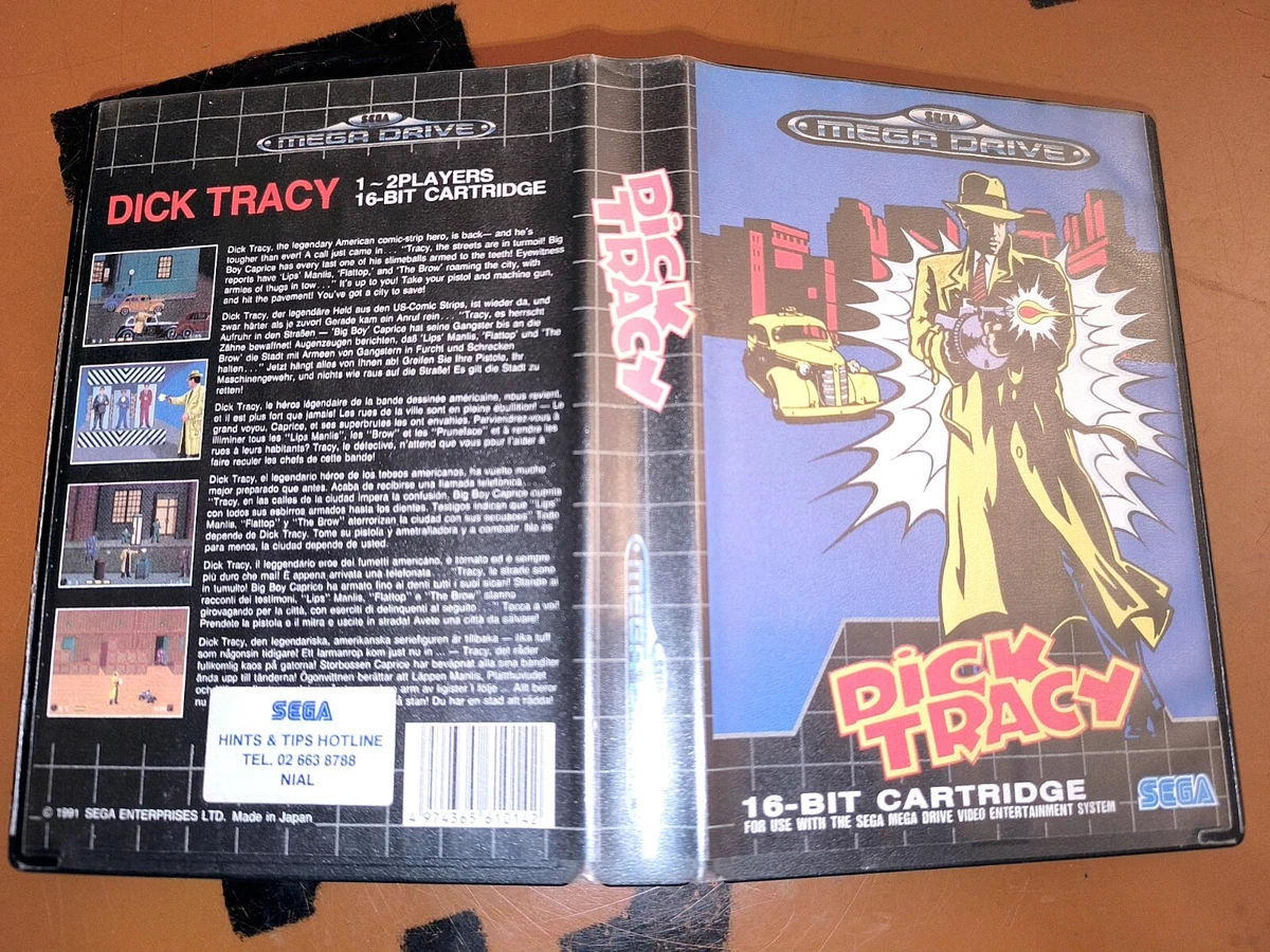 Dick Tracy - Sega Genesis (MegaDrive) - NTSC/US (Sans Notice