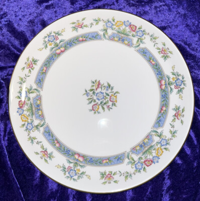 HEAVY HIGH QUALITY ROYAL WORCESTER 11''  MAYFIELD CAKE PLATE ENGLAND ~MINT COND~!